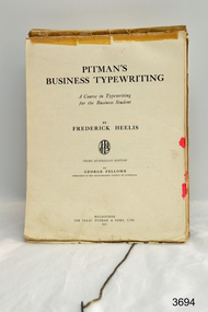 Book - Textbook, Pitman's Business Typing, 1937