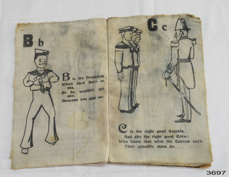 Pages are illustrated with the featured 'letter' in bold print