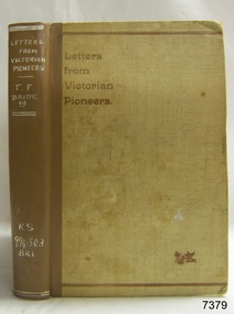Book, Letters from Victorian Pioneers