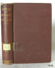 Book, Manual of Minerology and Petrography