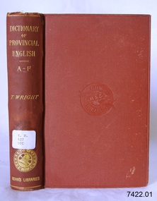 Book, Dictionary of Obsolete and Provincial English  Vol 1 A - F