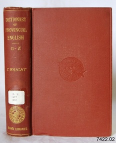 Book, Dictionary of Obsolete and Provincial English  Vol 2 G - Z