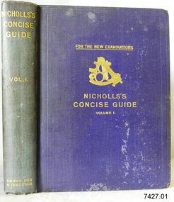 Book, Nicholls's Concise Guide to the Board of Trade Vol 1