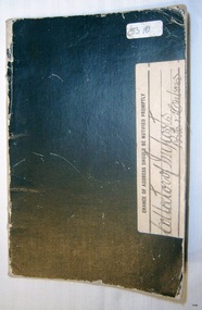 Book, Collector of Imports, Ports and Harbour. Warrnambool
