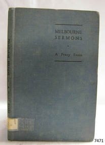 Book, Melbourne Sermons