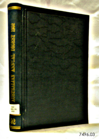 Book, The Australian Annual Digest 1952