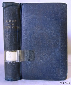 Book, History of The United States Vol 1