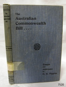 Book, Essays and Addresses on The Australian Commonwealth Bill