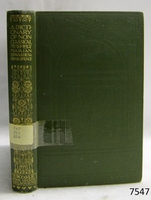 Book, A Dictionary of Non-Classical Mythology
