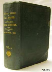 Book, Official Record of The Debates of The Australasian Federal Convention Victoria Vol 1