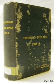 Book, Victorian Year-Book 1907-08