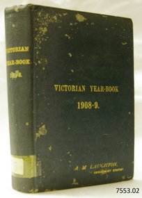 Book, Victorian Year-Book 1908-09