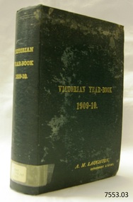 Book, Victorian Year-Book 1909-10