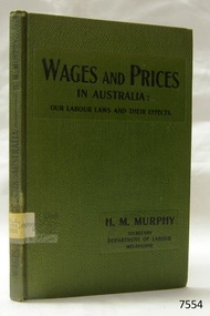 Book, Wages and Prices in Australia