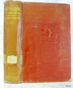 Book, The Decameron of Giovanni Boccaccio Vol 2