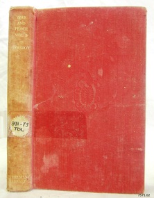 Book, War and Peace Vol 3