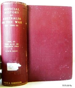 Book, Official History of Australia In The War of 1914-18 Vol 3