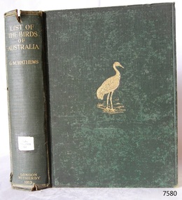 Book, A List of The Birds of Australia