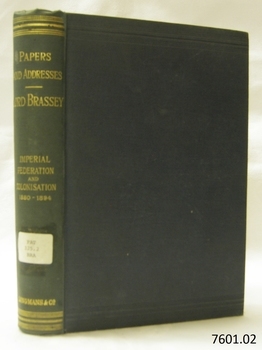 Green hard cover with gold embossed text on the spine