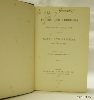 Black text and black handwritten inscriptions