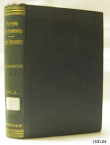 Green hardback cover with embossed gold text and label on spine