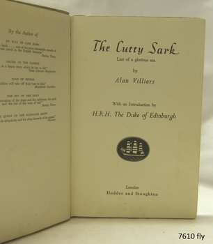 Fly page has title and publisher details and symbol
