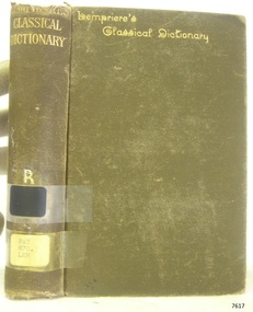 Book, A Classical Dictionary