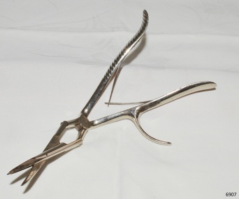 Stainless steel instrument with scissor-like action