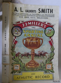 Book, J J Miller's Sporting Annual and Athletic Record 77th year