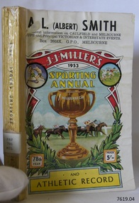 Book, J J Miller's Sporting Annual and Athletic Record 78th year