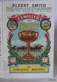 Book, J J Miller's Sporting Annual and Athletic Record 83rd year