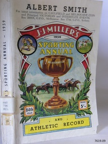 Book, J J Miller's Sporting Annual and Athletic Record 84th year