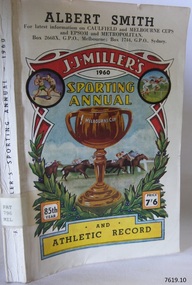 Book, J J Miller's Sporting Annual and Athletic Record 85th year