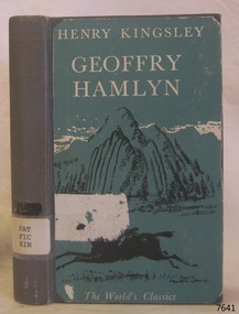 Book, The Recollections of Geoffry Hamlyn