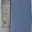 Blue cloth hardcover book with inscriptions on the spine