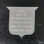Engraved silver shield on the trophy's plingh