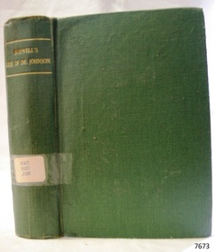 Book, The Life of Samuel Johnson, LL.D