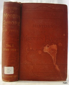 Book, A History of Modern Europe Vol 1