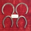 Two pairs of horseshoes, handmade
