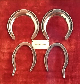 Two pairs of horse's trotting shoes