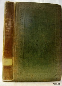 Book, National History and Views of London Vol 1