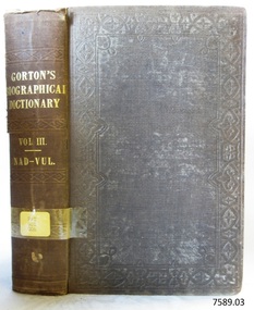 Book, A General Biographical Dictionary Vol 3