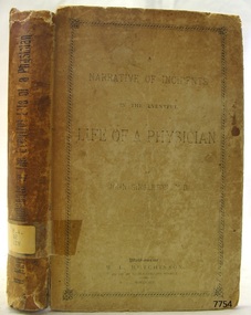 Book, A Narrative of Incidents in the Eventful Life of A Physician