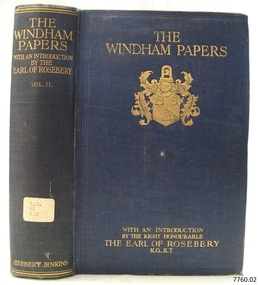 Book, The Windham Papers Vol 2