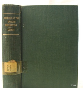 Book - Reference Book/History/Scholarship, Francois Guizot, History of The English Revolution of 1640, 1854