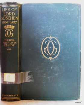 Gree hardcover book with embossed text and symbols on spine and cover
