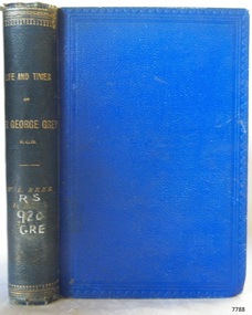 Book, The Life and Times of Sir George Grey
