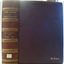 Brown hard cover with gold embossed text