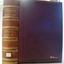 Brown hard cover with gold embossed text