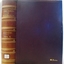Hard cover with gold embossed text